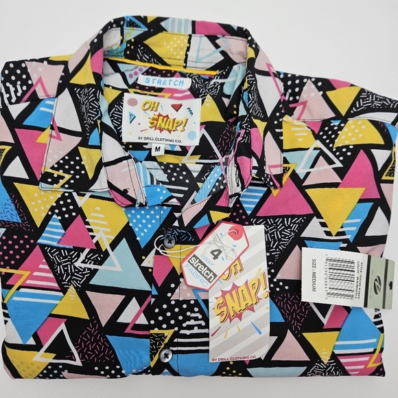 Oh Snap! Retro Print Shirt Button Up - Picture 4 of 8